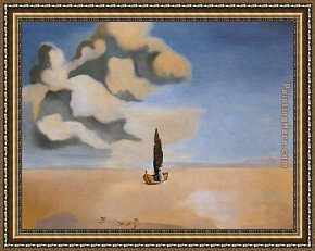 Two Cousins Framed Paintings - Apparition of My Cousin Carolinetta by Salvador Dali