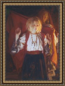 Warmth Framed Paintings - Warmth by Scott Burdick