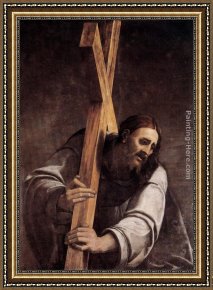 Cross in The Wilderness Framed Paintings - Christ Carrying the Cross by Sebastiano del Piombo