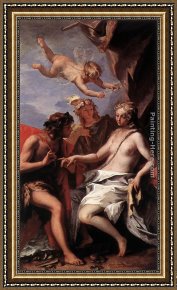Bacchus And Ariadne Framed Paintings - Bacchus and Ariadne by Sebastiano Ricci