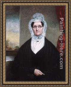 Malvern Hall Framed Paintings - Catherine Brooks Hall by Shepard Alonzo Mount