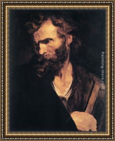 Sir Antony Van Dyck Framed Paintings - Apostle Jude by Sir Antony van Dyck
