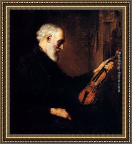 Stanhope Alexander Forbes Framed Paintings - The Violinist by Stanhope Alexander Forbes