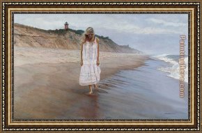 Silent Thoughts Framed Paintings - Gathering Thoughts by Steve Hanks