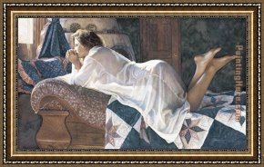 Heart Framed Paintings - Matters of the Heart by Steve Hanks