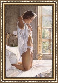 Standing Guard Framed Paintings - Time Standing Still by Steve Hanks