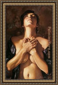 Heart Framed Paintings - To Touch a Heart by Steve Hanks