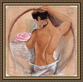 Silent Thoughts Framed Paintings - Thoughts of Beauty by Talantbek Chekirov