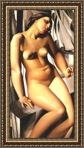Lempicka Framed Paintings - Nude with Sails by Tamara de Lempicka