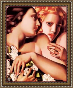 Lempicka Framed Paintings - Printemps by Tamara de Lempicka