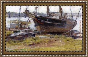 The E. M. J. Betty Framed Paintings - The E. M. J. Betty by Theodore Robinson