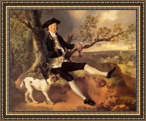 Thomas Gainsborough Framed Paintings - John Plampin by Thomas Gainsborough