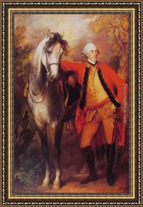 Thomas Gainsborough Framed Paintings - Lord Ligonier by Thomas Gainsborough
