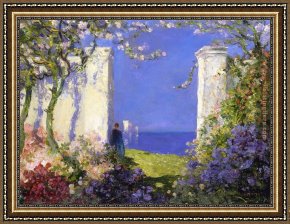 Early Sunday Morning Framed Paintings - A Magical Morning by Tom Mostyn