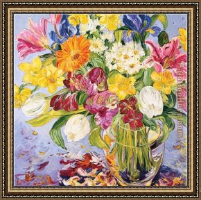 Burgers Framed Paintings - Bobbie Burgers A Brand New Day by Unknown Artist