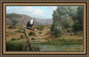 Fish Magic Framed Paintings - Fish Eagle by Craig Bone by Unknown Artist