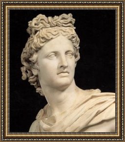 One of Their Gods Framed Paintings - greek god by Unknown Artist