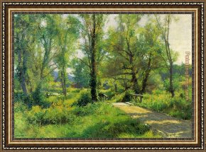 Burne-jones Framed Paintings - Hugh Bolton Jones Road to the Farm by Unknown Artist