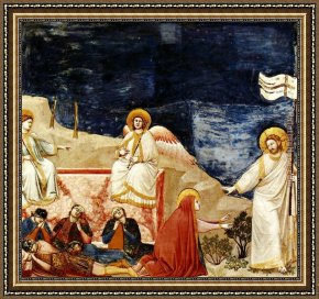 Noli Me Tangere Framed Paintings - Life of Mary Magdalene Noli me tangere By Giotto by Unknown Artist