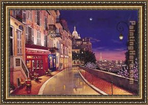 Rue De Louvre Framed Paintings - Liudmila Kondakova Rue de Lille by Unknown Artist