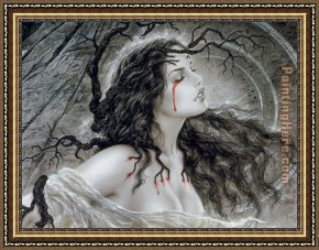 Luis Framed Paintings - Luis Royo by Unknown Artist