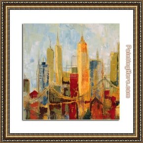 Dupre Framed Paintings - Metro Heights Detail Karen Dupre by Unknown Artist