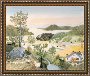 Small Worlds II Framed Paintings - Moses A Beautiful World by Unknown Artist