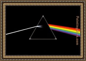 Tavern of The Crescent Moon Framed Paintings - Pink Floyd the Dark Side of the Moon by Unknown Artist