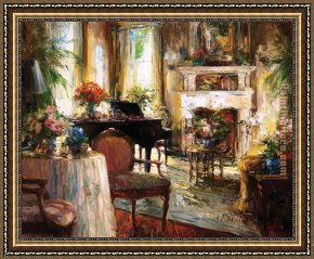 Silent Thoughts Framed Paintings - Quiet Thoughts by Unknown Artist