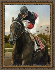 Hard Framed Paintings - Rock Hard Ten by Unknown Artist