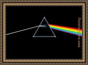 Tavern of The Crescent Moon Framed Paintings - The Dark Side of the Moon by Unknown Artist