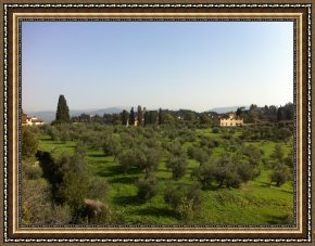 Tuscany Framed Paintings - Tuscany 2 by Unknown Artist