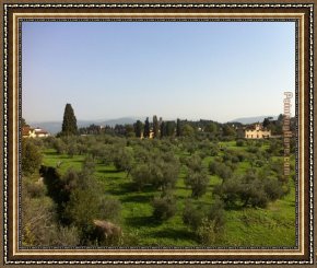 Tuscany Framed Paintings - Tuscany 2013 by Unknown Artist