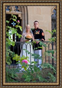 The Wedding Portrait Framed Paintings - wedding portrait by Unknown Artist