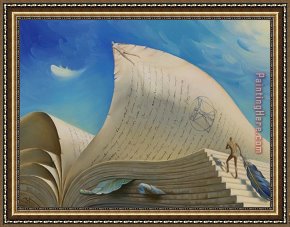 Spirits Framed Paintings - Ascent of The Spirit by Vladimir Kush