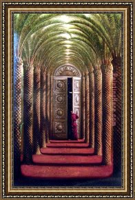 Vladimir Kush Framed Paintings - Doors of The Night by Vladimir Kush
