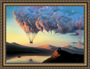 Vladimir Kush Framed Paintings - Metamorphosis by Vladimir Kush