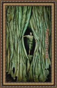 Vladimir Kush Framed Paintings - Nero by Vladimir Kush