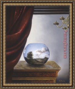 Vladimir Kush Framed Paintings - Samy Charn in Surrealism by Vladimir Kush