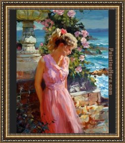 Ducks on a Riverbank on a Sunny Afternoon Framed Paintings - Afternoon Sunshine by Vladimir Volegov