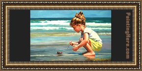 The Meeting of Abraham And Melchizedek Framed Paintings - meeting with a crab by Vladimir Volegov