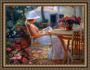 Summer Framed Paintings - Summers Novel eml by Vladimir Volegov