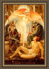 Walter Framed Paintings - Freedom by Walter Crane
