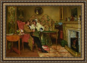 Walter Framed Paintings - A Sure Cure for the Gout by Walter-Dendy Sadler