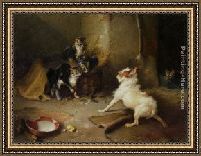 Over Matched Framed Paintings - Over Matched by Walter Hunt