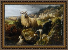 The Rescue Framed Paintings - The Rescue by Walter Hunt
