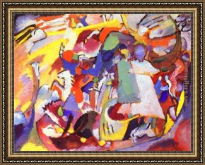 Homage to Kandinsky Framed Paintings - All Saints I by Wassily Kandinsky