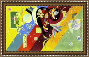 Homage to Kandinsky Framed Paintings - Composition LX by Wassily Kandinsky