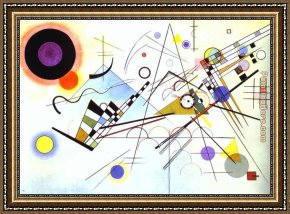 Homage to Kandinsky Framed Paintings - Composition VIII by Wassily Kandinsky
