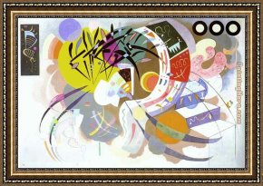 Homage to Kandinsky Framed Paintings - Dominant Curve by Wassily Kandinsky